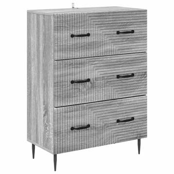 vidaXL Ladenkast Grijs Sonoma 66 x 34,5 x 89,5 cm Bewerkt, Verzenden, Nieuw