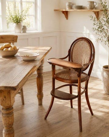 Thonet - Kindermeubels - Beuken - Thonet kinder eetstoel