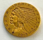 Verenigde Staten. 5 Dollars 1913 - Indian Head
