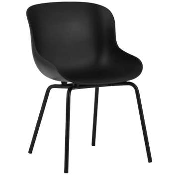 Normann Copenhagen Stoel Zwart - Eetkamerstoel - Ongebruikt, Ophalen of Verzenden, Zo goed als nieuw, Zwart