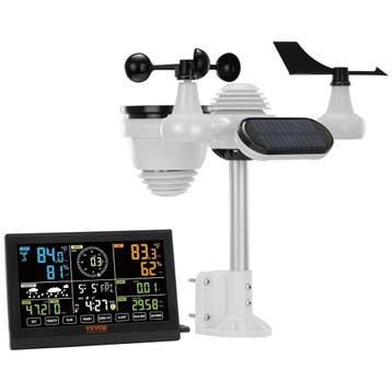 Vevor Weerstation 7-in-1 - Retourdeal | 34% Korting, Ophalen of Verzenden, Zo goed als nieuw, Weerstation