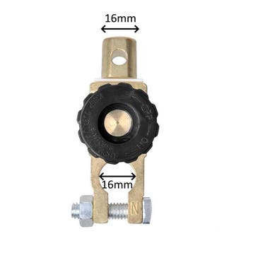 ProPlus Accupoolklem met stroomonderbreker - Ø 17,5 mm -..., Ophalen of Verzenden, Nieuw