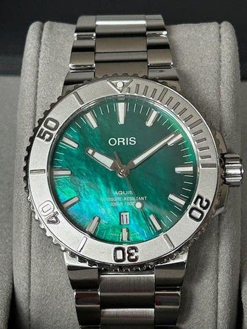 Oris - Aquis Date X Bracenet - Zonder minimumprijs - 01 733, Nieuw
