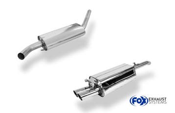 FOX Audi 100/A6 type C3/C4 voorwielaangedreven achterdemper, Verzenden, Nieuw