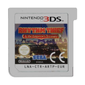 3DS Rhythm Thief & the Emperors Treasure, Spelcomputers en Games, Verzenden, Zo goed als nieuw