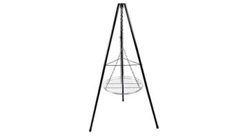 El Paso BBQ Barbecue Driepoot Zwart/Zilver (Tuin en Terras), Verzenden, Nieuw
