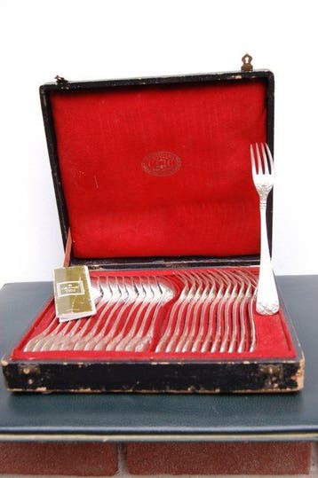 Christofle - Bestekset voor 12 personen (12) - Marly -, Antiek en Kunst