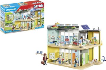 Playmobil Grote School 71327 | Retourdeal 34% Korting, Ophalen of Verzenden, Zo goed als nieuw, Jongen of Meisje