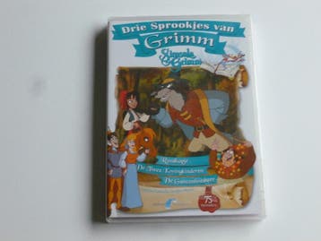 Drie Sprookjes van Grimm / Roodkapje, 2 Koningskinderen, Gan, Ophalen of Verzenden, Zo goed als nieuw