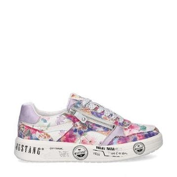Mustang lage sneakers voor dames in het Wit, Verzenden, Wit, Nieuw, Sneakers of Gympen