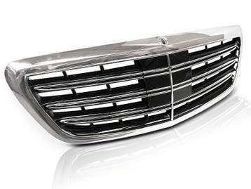 Grill Mercedes W222 S65 Design Chroom NIGHT VIEW, Auto-onderdelen, Ophalen of Verzenden, Nieuw