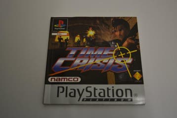 Time Crisis Platinum (PS1 PAL MANUAL), Verzenden, Zo goed als nieuw