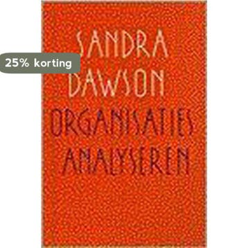 Organisaties analyseren / Academic Service economie en, Verzenden, Gelezen, S. Dawson
