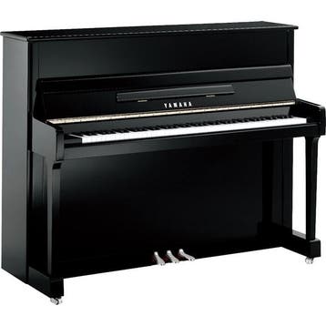 Yamaha P116 M PEC chroom piano (zwart hoogglans), Nieuw, Zwart, Piano