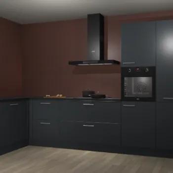 Onyxgrijze keuken Nuuk 65702, Verzenden, Nieuw