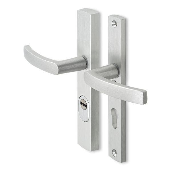 Veiligheidsbeslag met kruk | AXA | Curve Plus | 72 mm, Doe-het-zelf en Verbouw, Hang- en Sluitwerk, Nieuw, Verzenden