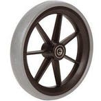 Rolstoel voorwiel 7inch (175×33) 3-spaaks – Zwart PU-band 45, Diversen, Rolstoelen, Ophalen of Verzenden, Nieuw