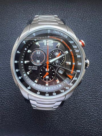 Citizen - Citizen EcoDrive Chronograph H500 AT079654E Uomo, Nieuw