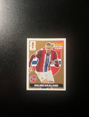 2026 Panini FIFA Weltmeisterschaft 2026 Erling Haaland Extra, Nieuw