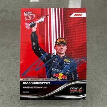 Red Bull Racing - Topps Now - (030) Max Verstappen - Claims, Nieuw