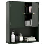 LIVSK Wandkast met 2 Deuren - Wandgemonteerd - Verstelbare P, Huis en Inrichting, Kasten | Buffetkasten, Verzenden, Nieuw