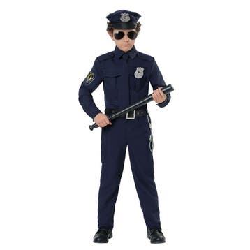 Politiepak Kind Jongens 145-155cm Maat XL Verkleedkleren, Verzenden, Nieuw