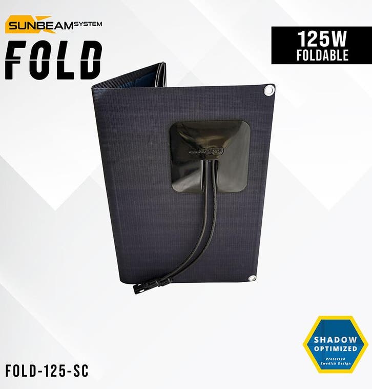 Sunbeamsystem Fold 125 Watt, Watersport en Boten, Navigatiemiddelen en Scheepselektronica, Nieuw, Ophalen of Verzenden