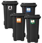 Recyclingstickers Set (12 stuks) – Voor Kliko & Prullenbak, Verzenden, Nieuw, Meerdere stickers