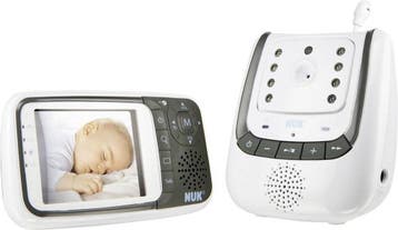 NUK Control + Babyfoon met camera - Spraakfunctie -  Wit, Kinderen en Baby's, Verzenden, Zo goed als nieuw