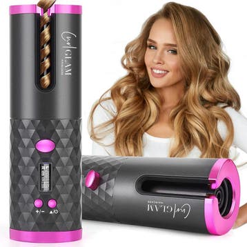CURLGLAM® Automatische Krultang - Draadloos - USB Oplaadbaar, Verzenden, Nieuw