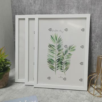 Set van 3 Houten Fotolijsten - Diverse Maten (10x15, 15x20,, Verzenden, Nieuw