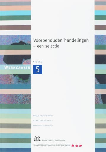 Voorbehouden handelingen / Kwalificatieniveau 5 / Werkcahier, Verzenden, Zo goed als nieuw, Transferpunt Vaardigheidsonderwijs