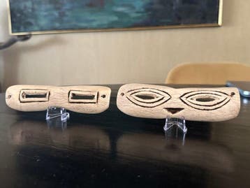 Sneeuwbrillen + houders (Zonder minimumprijs), Antiek en Kunst