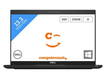 Dell Latitude 7390 - Laptop - 13.3 inch - Zwart, Verzenden, Zo goed als nieuw, Dell