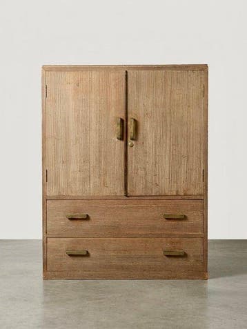 Kimono Isho-Tansu-kast van Japanse paulowniahout (Kiri), uit
