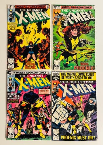 Uncanny X-Men #134 #135 #136 #137 - 1st & 2nd app of Jean, Boeken, Nieuw