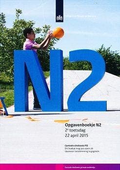 Centrale Eindtoets opgavenboekje N2 2015, Verzenden, Nieuw