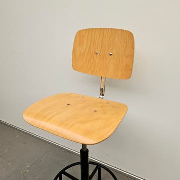 Ahrend vaste hoge houten werkstoel - ihv 62-81 cm, Ophalen of Verzenden, Nieuw