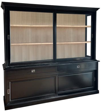 Buffetkast zwart Zaandam 260 x 230cm eiken interieur, Ophalen of Verzenden, Nieuw