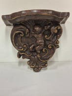 Wandrek - hout en karton-maché