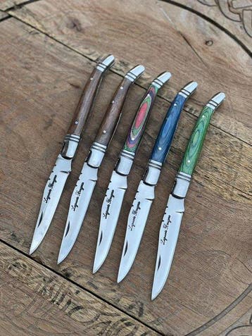Keukenmes - Kitchen knife set - Laguiole Bougna Met Bee