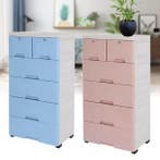 Kunststof Opbergkast met Laden – Kast op Wielen voor Woonkam, Huis en Inrichting, Verzenden, Nieuw