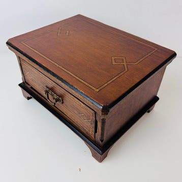 Schrijfhelling - Engelse (Edwardiaanse) houten documenten /