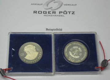 Ddr 20 Mark 1974 Immanuel Kant polierte Platte original, Verzenden