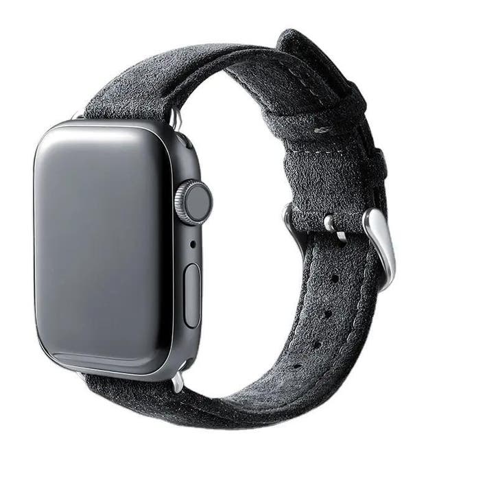 BUGOLINI Qutal – Horlogeband Gesp - Alcantara Italie Zwart, Sieraden, Tassen en Uiterlijk, Horloges | Antiek, Polshorloge, Onbekend