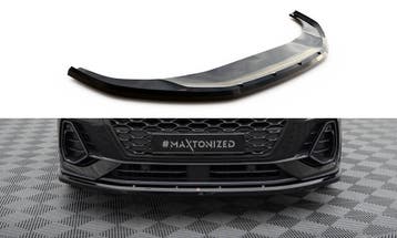 Voorspoiler V.1 Audi Q3 Sportback F3 Maxton Glans Zwart, Ophalen of Verzenden, Nieuw