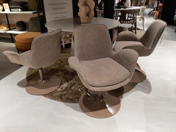 Marten eetkamerstoelen (set van 3) **SHOWROOMMODEL**, Nieuw, Stof