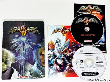 Xbox 360 - Soul Calibur IV + Bonus DVD & Steelbook - Promoti, Spelcomputers en Games, Verzenden, Gebruikt