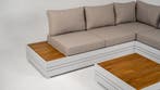 Hoek Loungeset Ibiza Aluminium Wit Beige Datho Outdoor, Verzenden, Nieuw