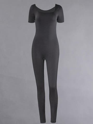 Dames Jumpsuit met Korte Mouwen - Bodycon Stijl voor Sport,, Kleding | Dames, Verzenden, Nieuw